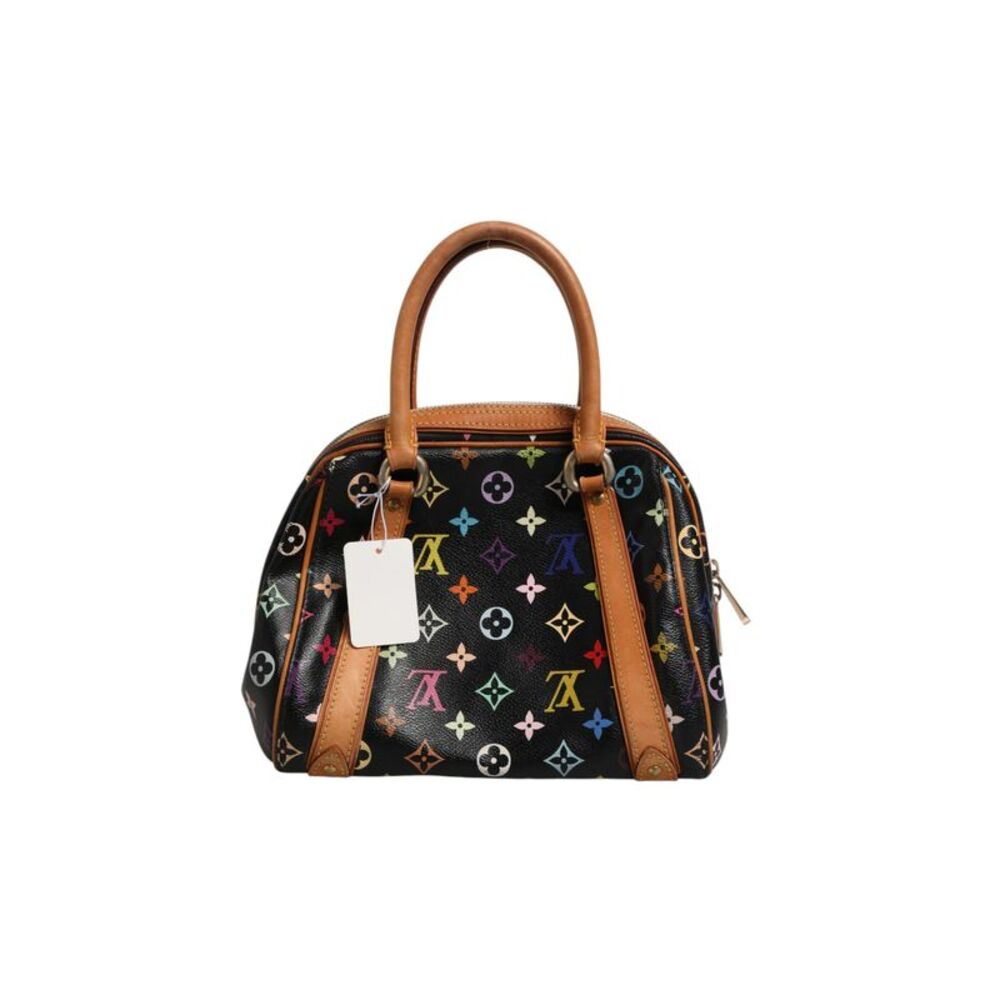 Louis Vuitton Black Monogram Multicolor Canvas Priscilla Women's Handbag - Picture 3 of 5